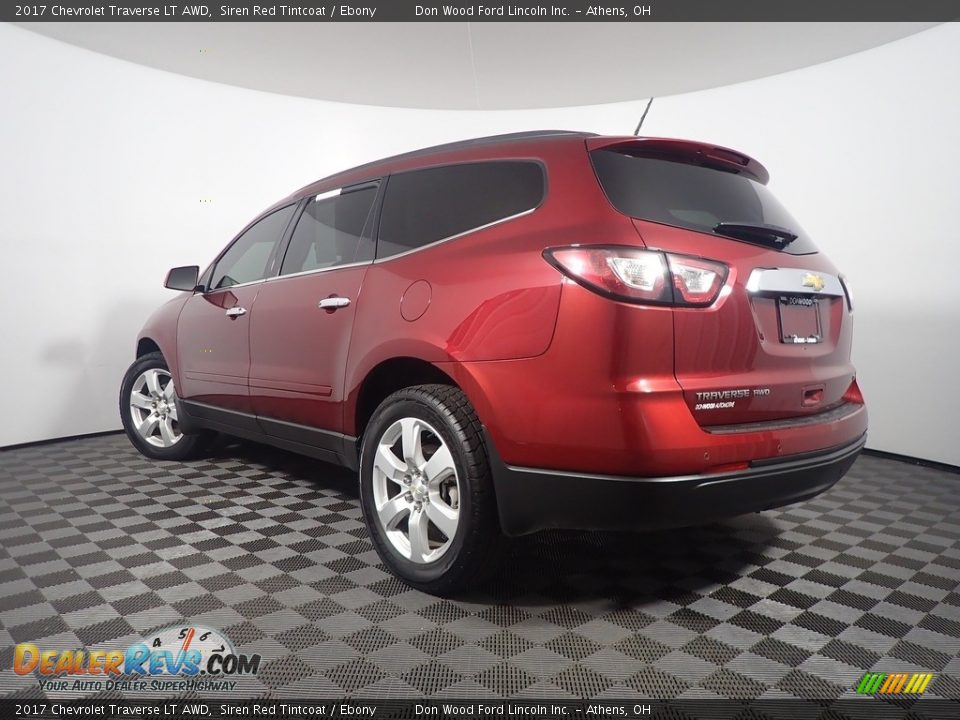 2017 Chevrolet Traverse LT AWD Siren Red Tintcoat / Ebony Photo #12