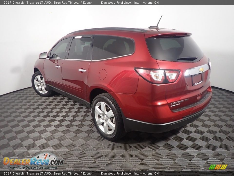 2017 Chevrolet Traverse LT AWD Siren Red Tintcoat / Ebony Photo #13