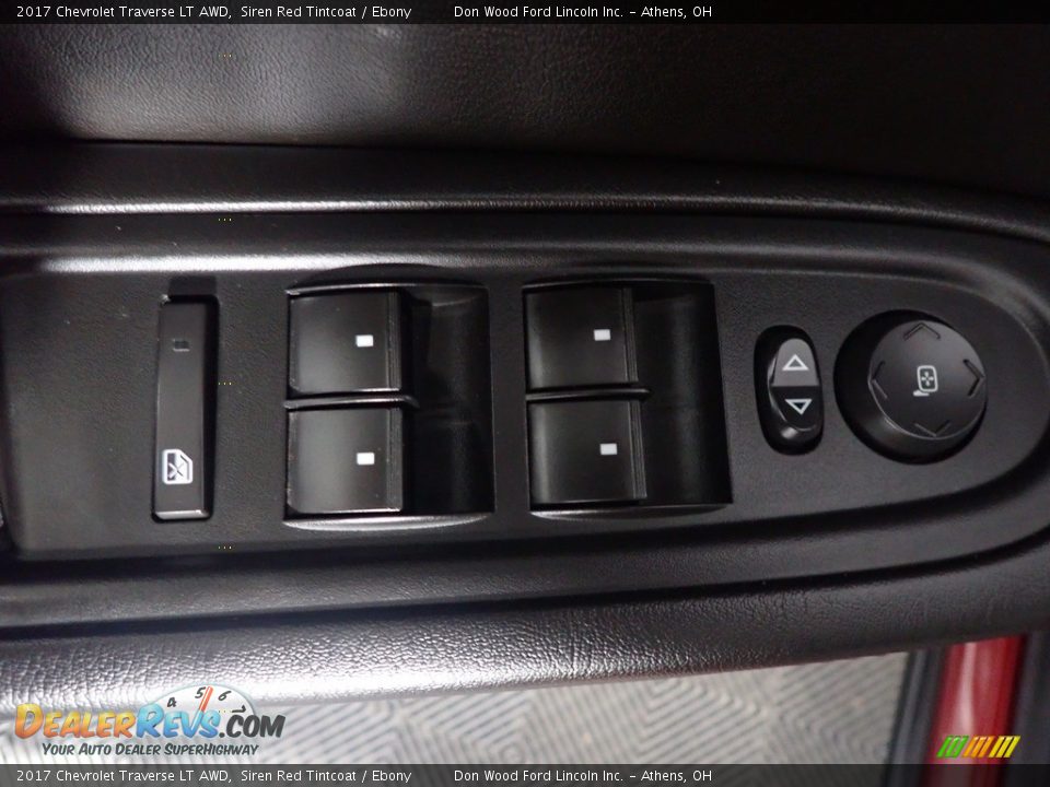 2017 Chevrolet Traverse LT AWD Siren Red Tintcoat / Ebony Photo #22