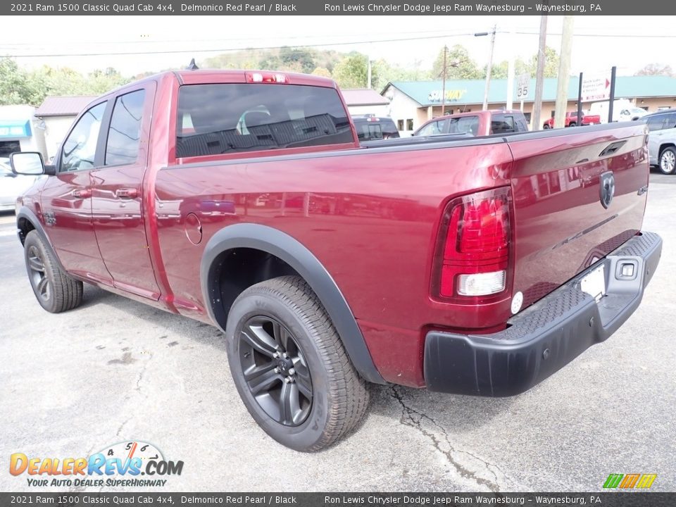 2021 Ram 1500 Classic Quad Cab 4x4 Delmonico Red Pearl / Black Photo #3