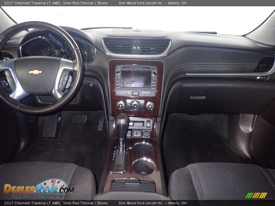 2017 Chevrolet Traverse LT AWD Siren Red Tintcoat / Ebony Photo #26
