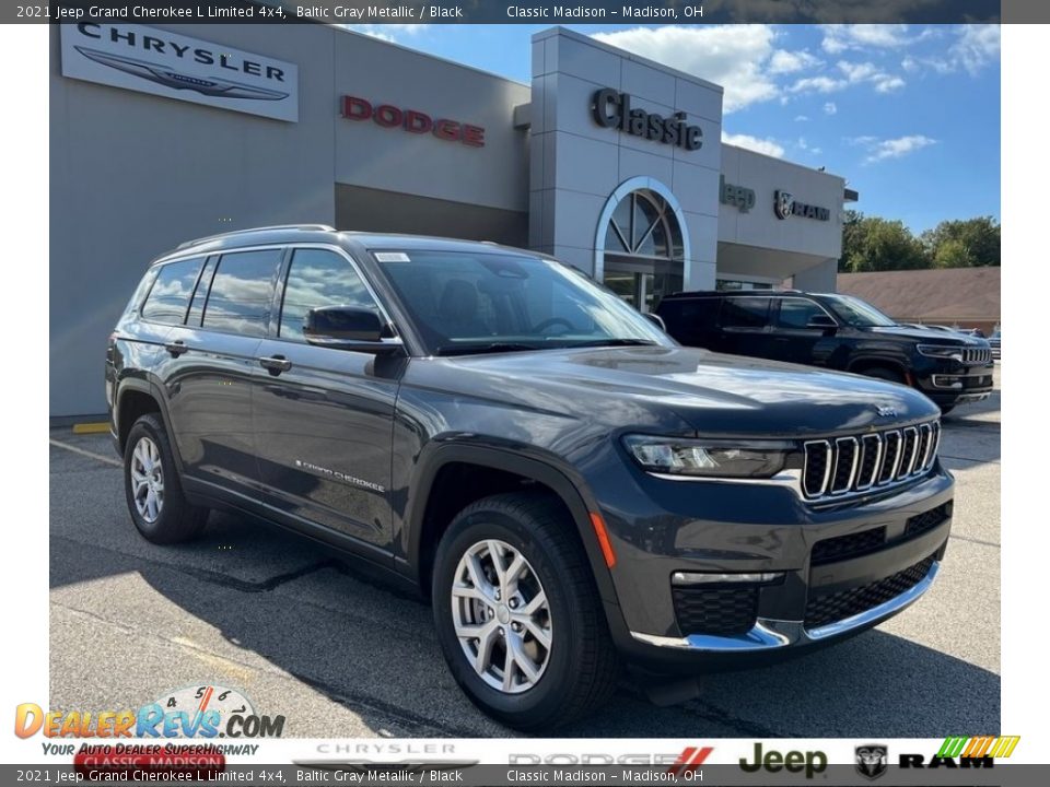 2021 Jeep Grand Cherokee L Limited 4x4 Baltic Gray Metallic / Black Photo #1