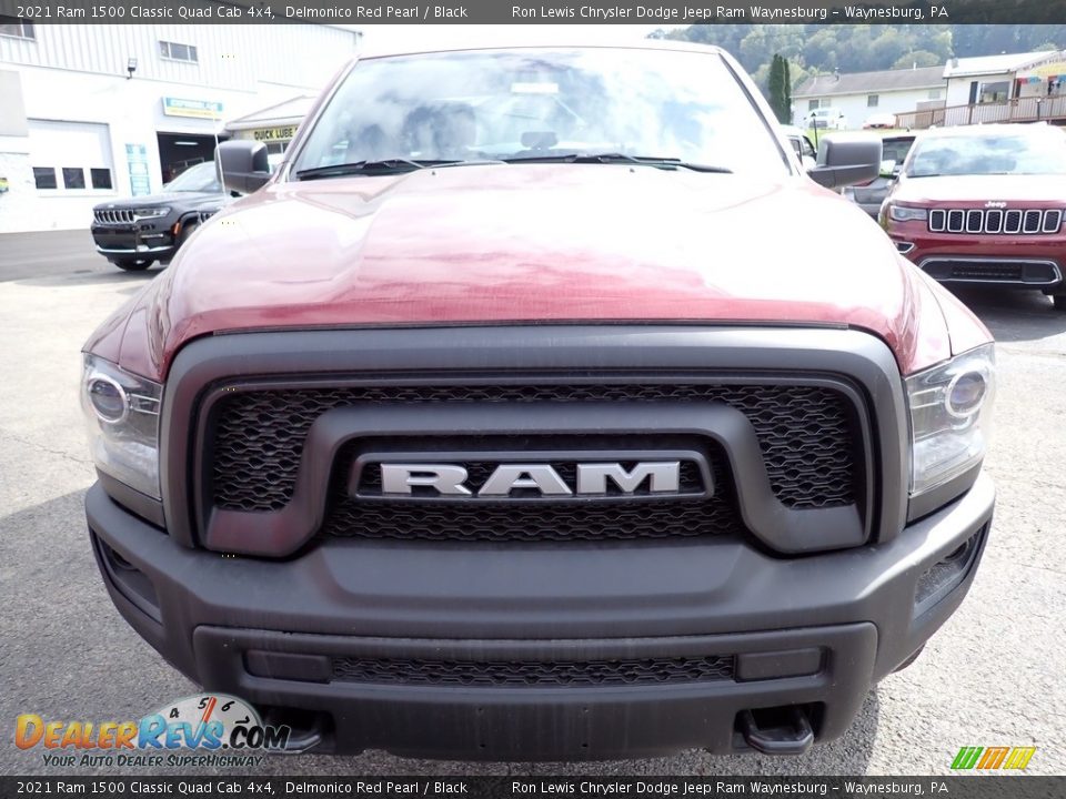 2021 Ram 1500 Classic Quad Cab 4x4 Delmonico Red Pearl / Black Photo #8