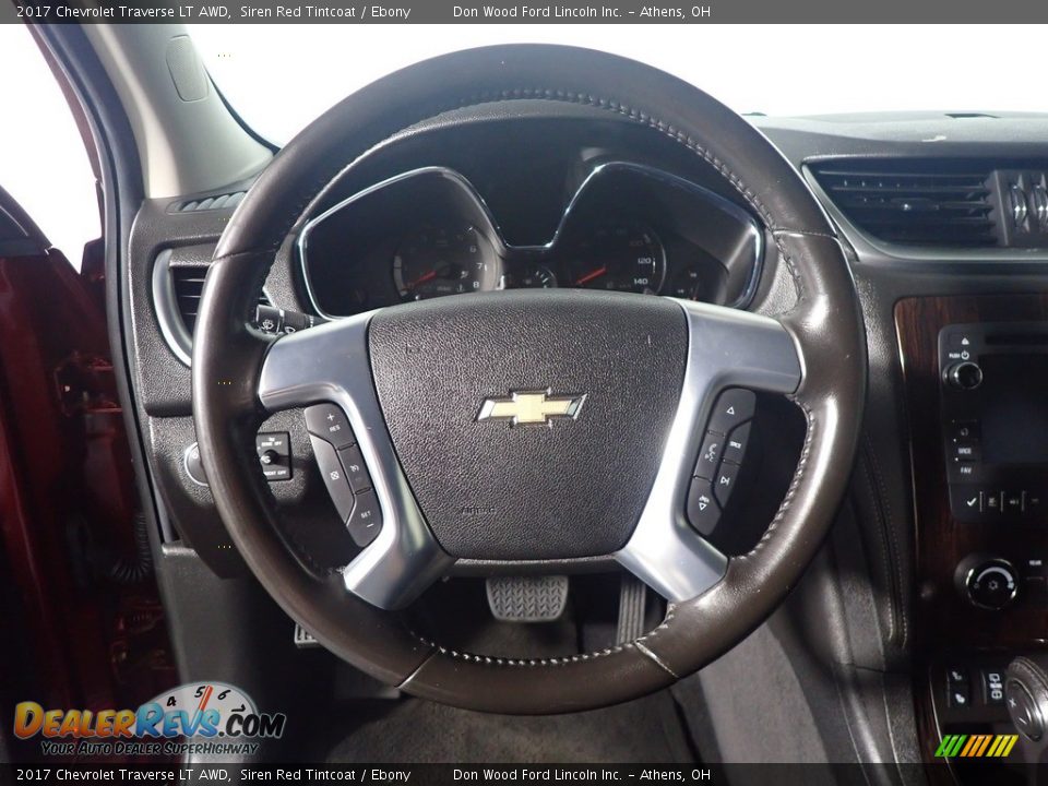 2017 Chevrolet Traverse LT AWD Siren Red Tintcoat / Ebony Photo #28