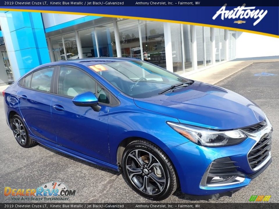 2019 Chevrolet Cruze LT Kinetic Blue Metallic / Jet Black/­Galvanized Photo #1