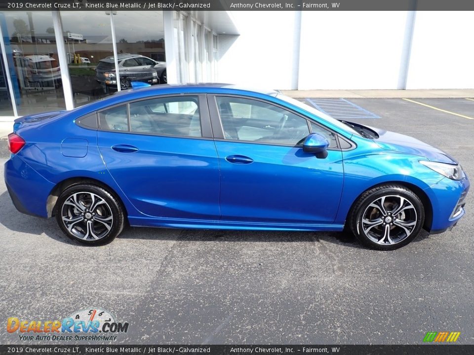 2019 Chevrolet Cruze LT Kinetic Blue Metallic / Jet Black/­Galvanized Photo #2