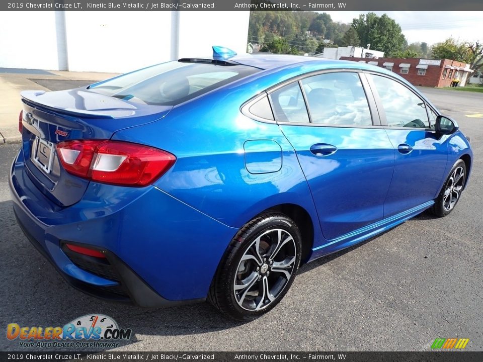 2019 Chevrolet Cruze LT Kinetic Blue Metallic / Jet Black/­Galvanized Photo #3