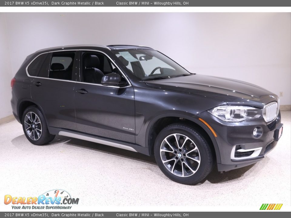 2017 BMW X5 xDrive35i Dark Graphite Metallic / Black Photo #1