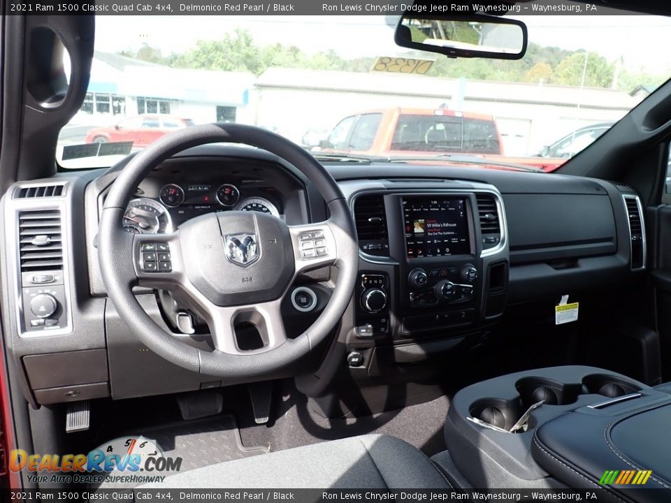 2021 Ram 1500 Classic Quad Cab 4x4 Delmonico Red Pearl / Black Photo #13