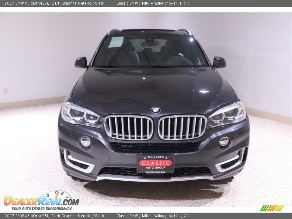 2017 BMW X5 xDrive35i Dark Graphite Metallic / Black Photo #2