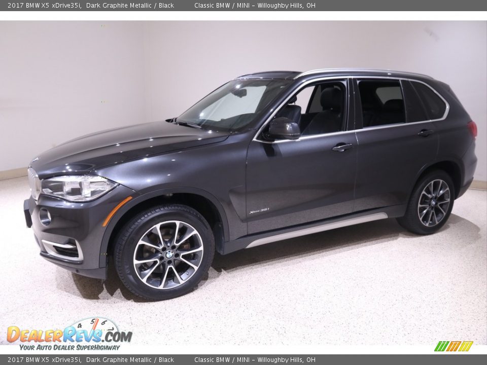 2017 BMW X5 xDrive35i Dark Graphite Metallic / Black Photo #3