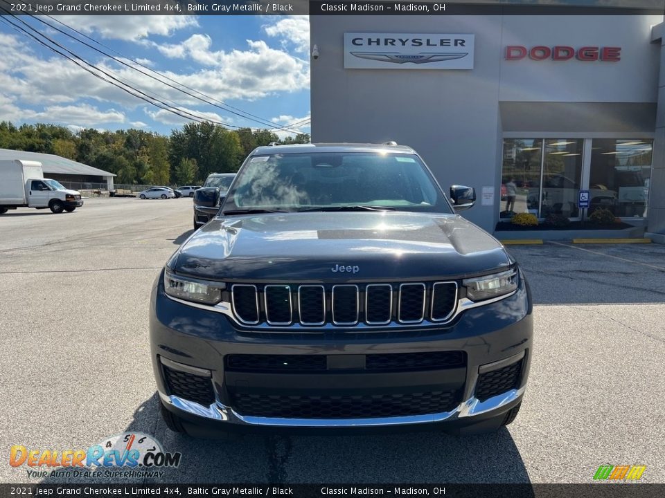 2021 Jeep Grand Cherokee L Limited 4x4 Baltic Gray Metallic / Black Photo #9