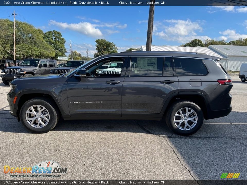 2021 Jeep Grand Cherokee L Limited 4x4 Baltic Gray Metallic / Black Photo #10