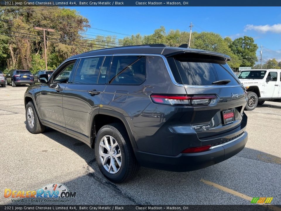 2021 Jeep Grand Cherokee L Limited 4x4 Baltic Gray Metallic / Black Photo #11