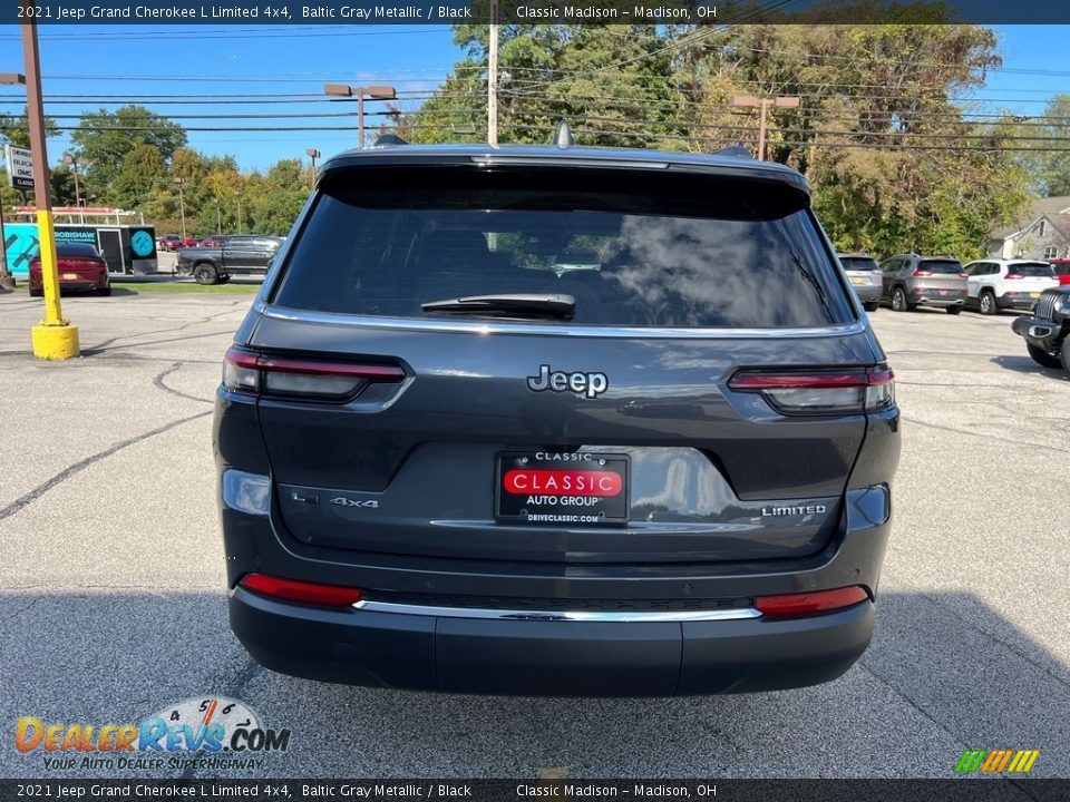 2021 Jeep Grand Cherokee L Limited 4x4 Baltic Gray Metallic / Black Photo #12