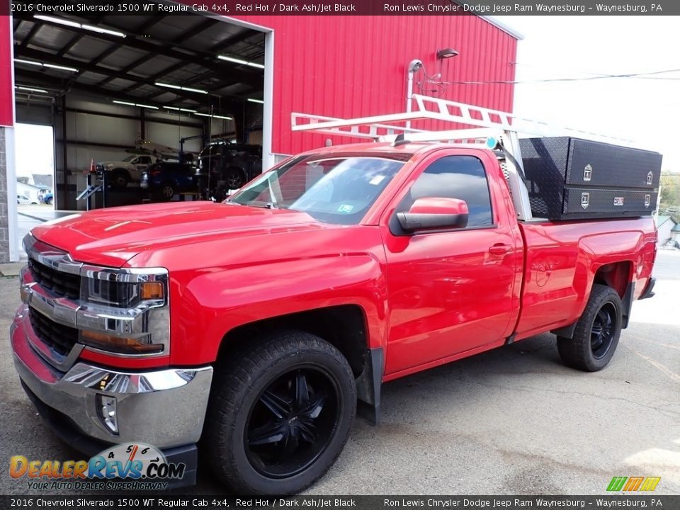 2016 Chevrolet Silverado 1500 WT Regular Cab 4x4 Red Hot / Dark Ash/Jet Black Photo #1