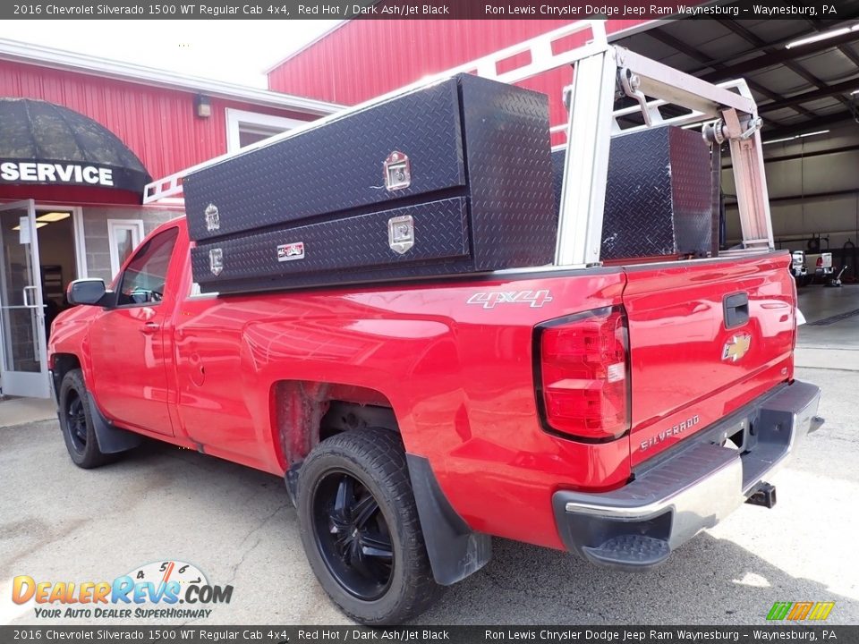 2016 Chevrolet Silverado 1500 WT Regular Cab 4x4 Red Hot / Dark Ash/Jet Black Photo #2