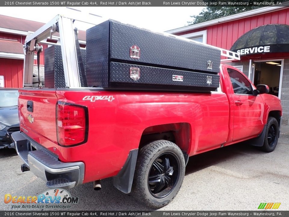 2016 Chevrolet Silverado 1500 WT Regular Cab 4x4 Red Hot / Dark Ash/Jet Black Photo #3