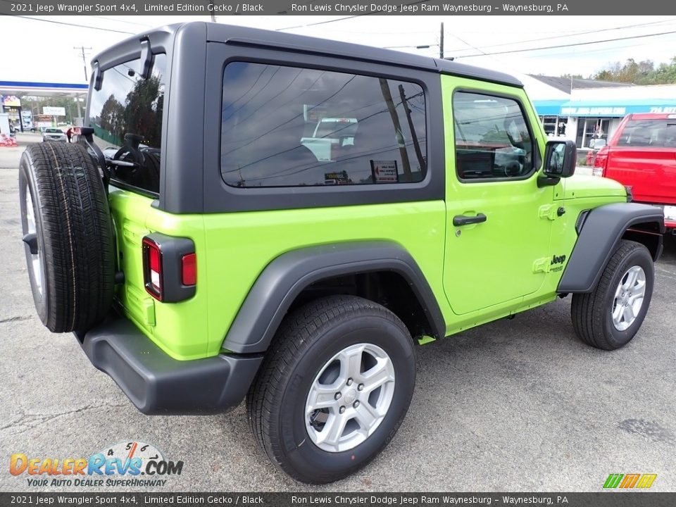 2021 Jeep Wrangler Sport 4x4 Limited Edition Gecko / Black Photo #6