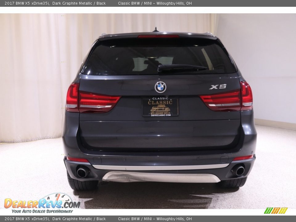 2017 BMW X5 xDrive35i Dark Graphite Metallic / Black Photo #20