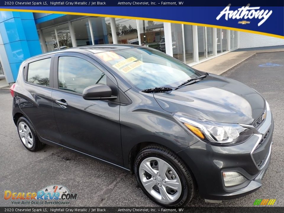 2020 Chevrolet Spark LS Nightfall Gray Metallic / Jet Black Photo #1
