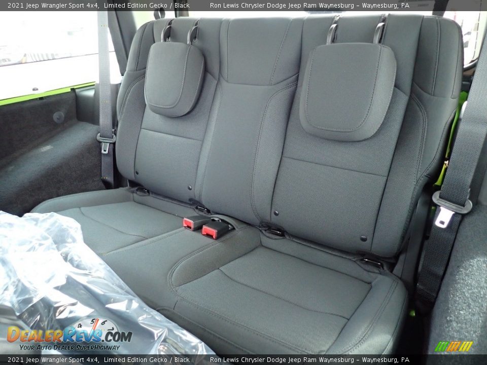 Rear Seat of 2021 Jeep Wrangler Sport 4x4 Photo #12