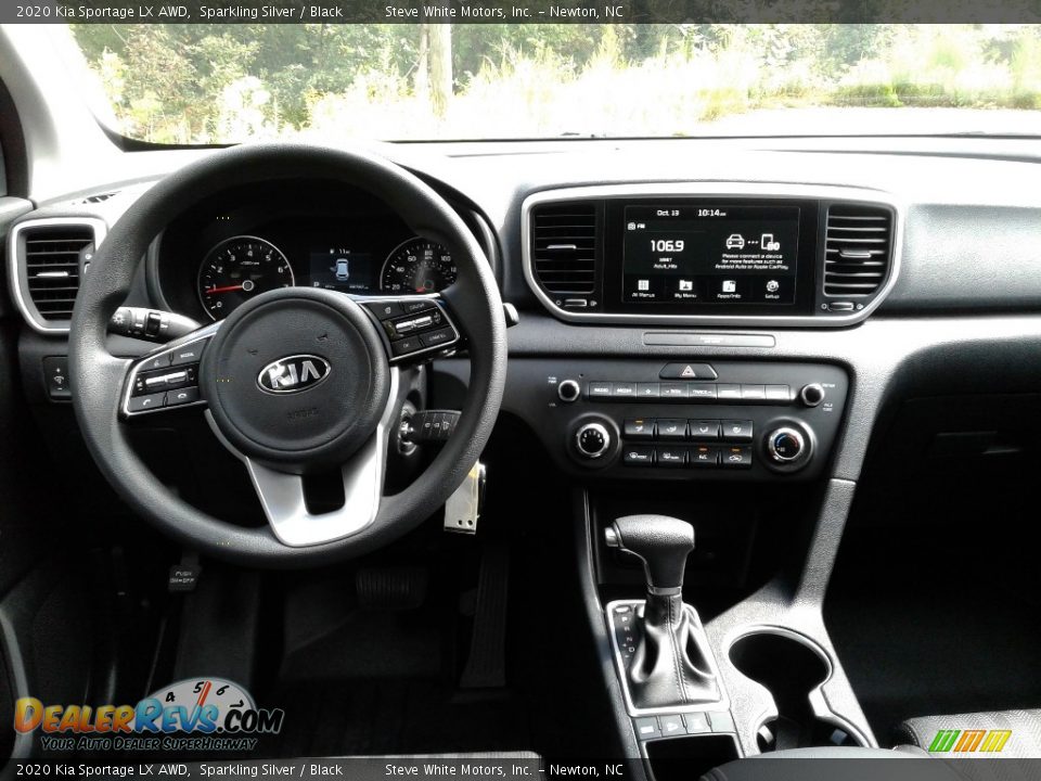 Black Interior - 2020 Kia Sportage LX AWD Photo #17