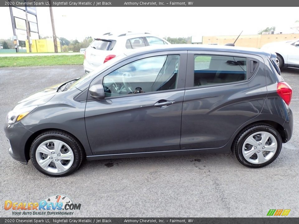 2020 Chevrolet Spark LS Nightfall Gray Metallic / Jet Black Photo #7
