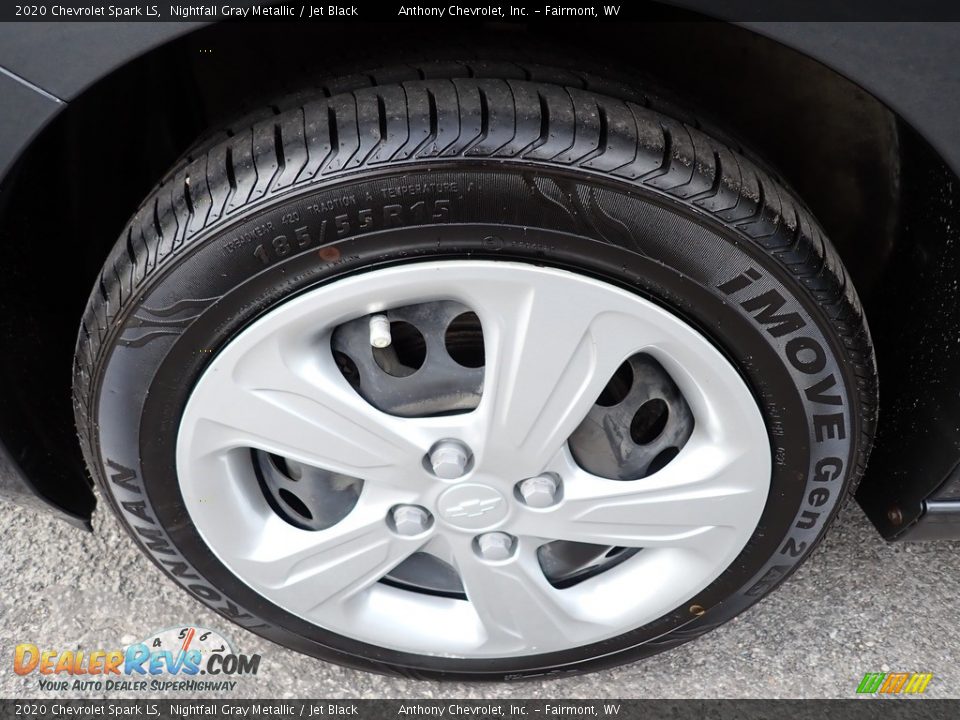 2020 Chevrolet Spark LS Nightfall Gray Metallic / Jet Black Photo #10