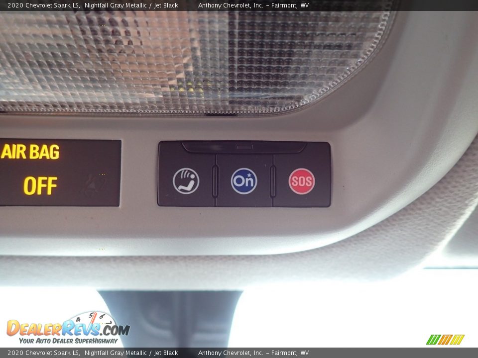 2020 Chevrolet Spark LS Nightfall Gray Metallic / Jet Black Photo #17