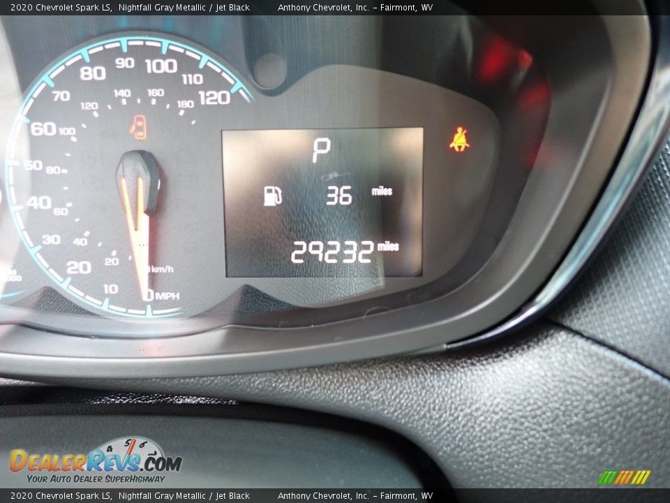 2020 Chevrolet Spark LS Nightfall Gray Metallic / Jet Black Photo #20