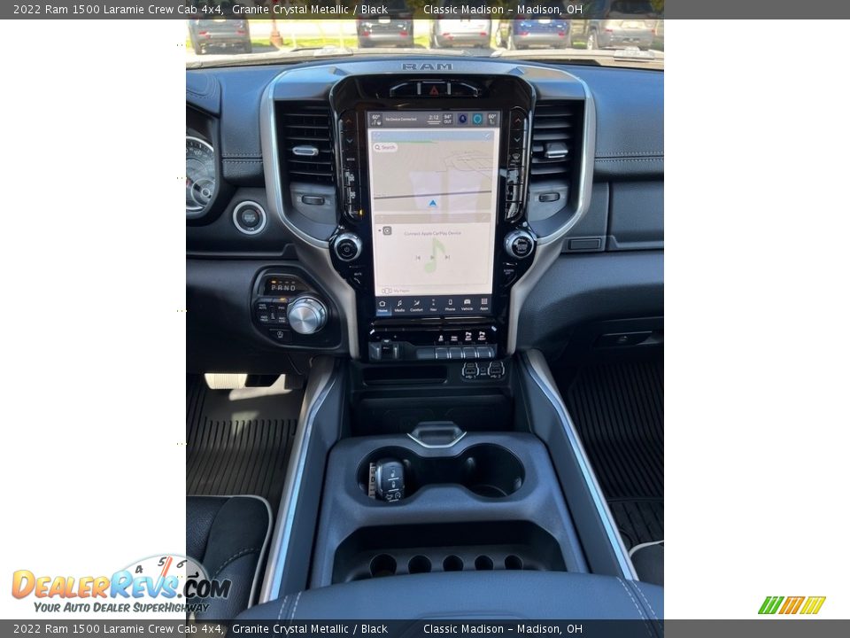 2022 Ram 1500 Laramie Crew Cab 4x4 Granite Crystal Metallic / Black Photo #6