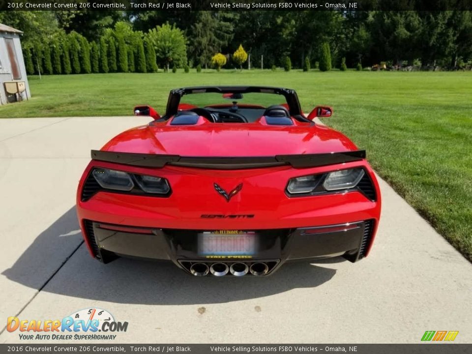 2016 Chevrolet Corvette Z06 Convertible Torch Red / Jet Black Photo #8