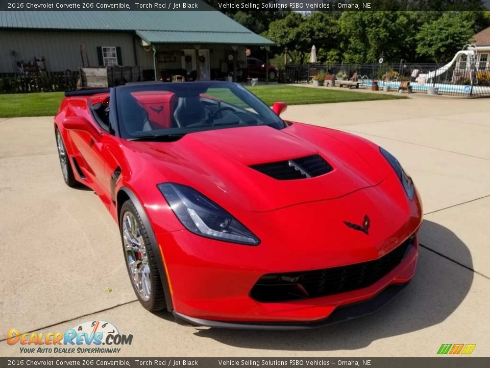 2016 Chevrolet Corvette Z06 Convertible Torch Red / Jet Black Photo #12