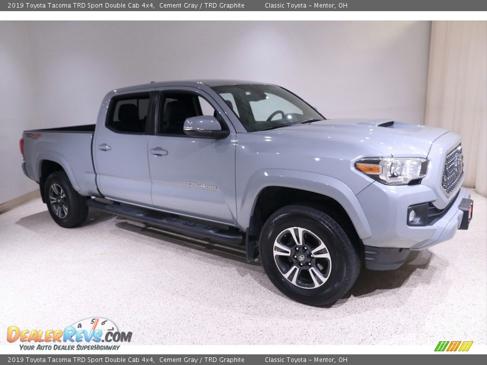 2019 Toyota Tacoma TRD Sport Double Cab 4x4 Cement Gray / TRD Graphite Photo #1