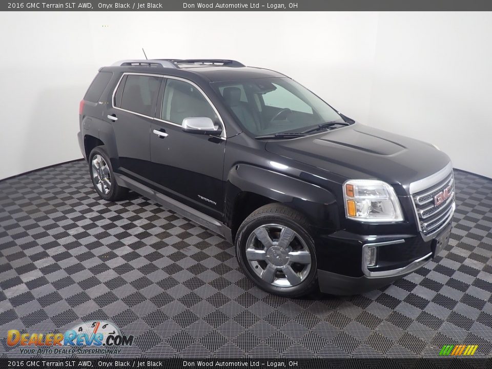 2016 GMC Terrain SLT AWD Onyx Black / Jet Black Photo #4