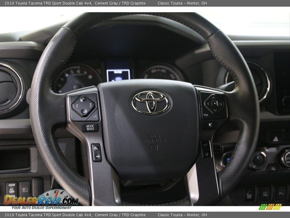 2019 Toyota Tacoma TRD Sport Double Cab 4x4 Cement Gray / TRD Graphite Photo #7