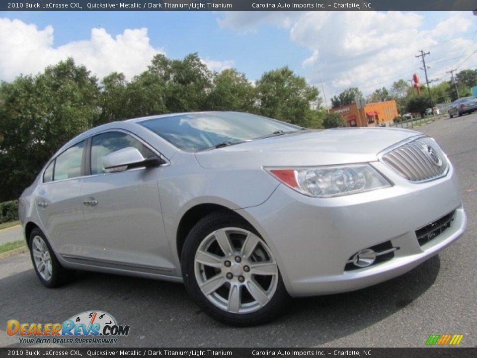 2010 Buick LaCrosse CXL Quicksilver Metallic / Dark Titanium/Light Titanium Photo #1