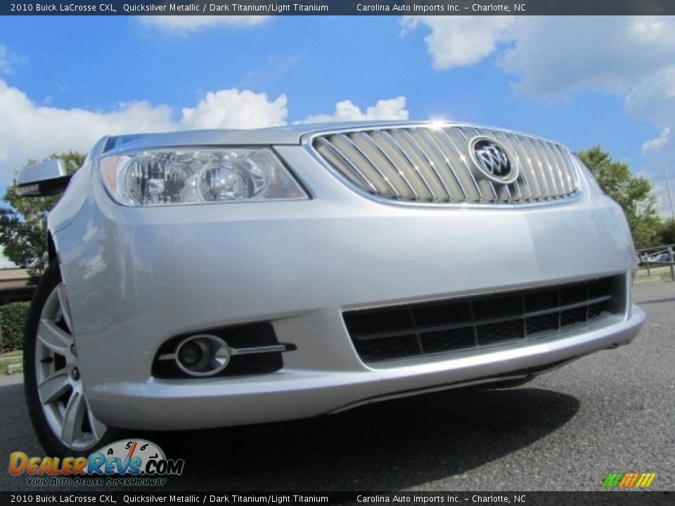2010 Buick LaCrosse CXL Quicksilver Metallic / Dark Titanium/Light Titanium Photo #2