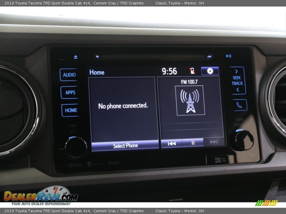 2019 Toyota Tacoma TRD Sport Double Cab 4x4 Cement Gray / TRD Graphite Photo #10