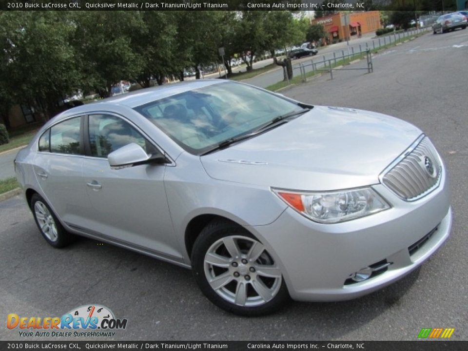 2010 Buick LaCrosse CXL Quicksilver Metallic / Dark Titanium/Light Titanium Photo #3