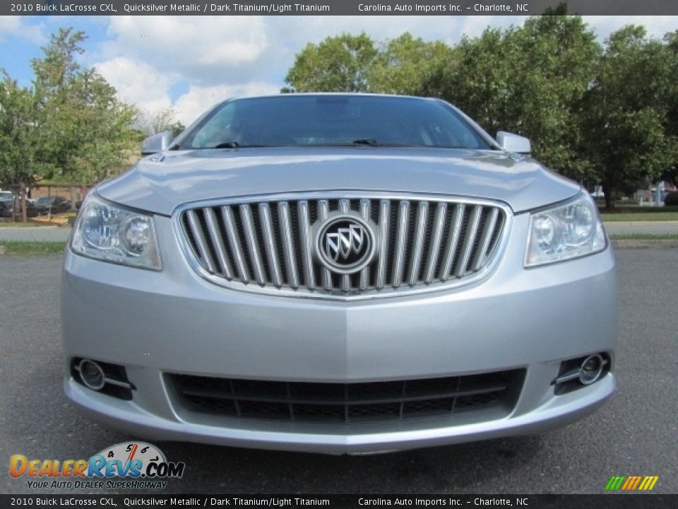 2010 Buick LaCrosse CXL Quicksilver Metallic / Dark Titanium/Light Titanium Photo #4