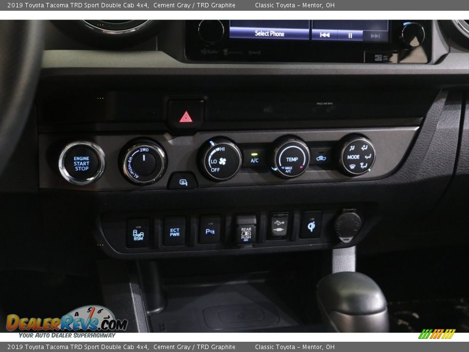 2019 Toyota Tacoma TRD Sport Double Cab 4x4 Cement Gray / TRD Graphite Photo #12