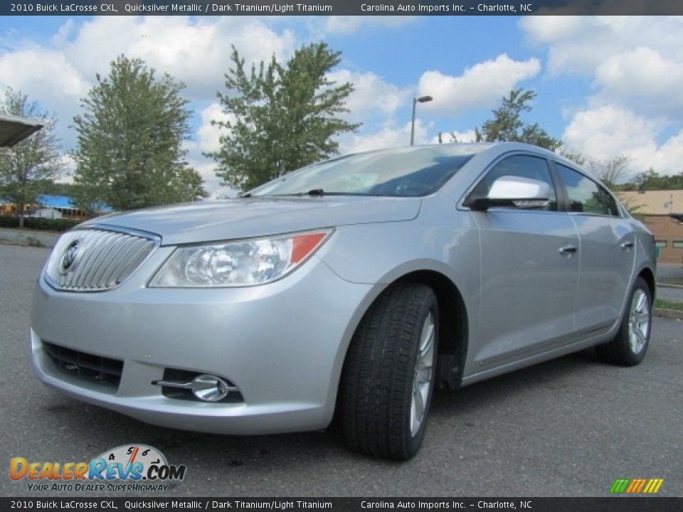 2010 Buick LaCrosse CXL Quicksilver Metallic / Dark Titanium/Light Titanium Photo #6
