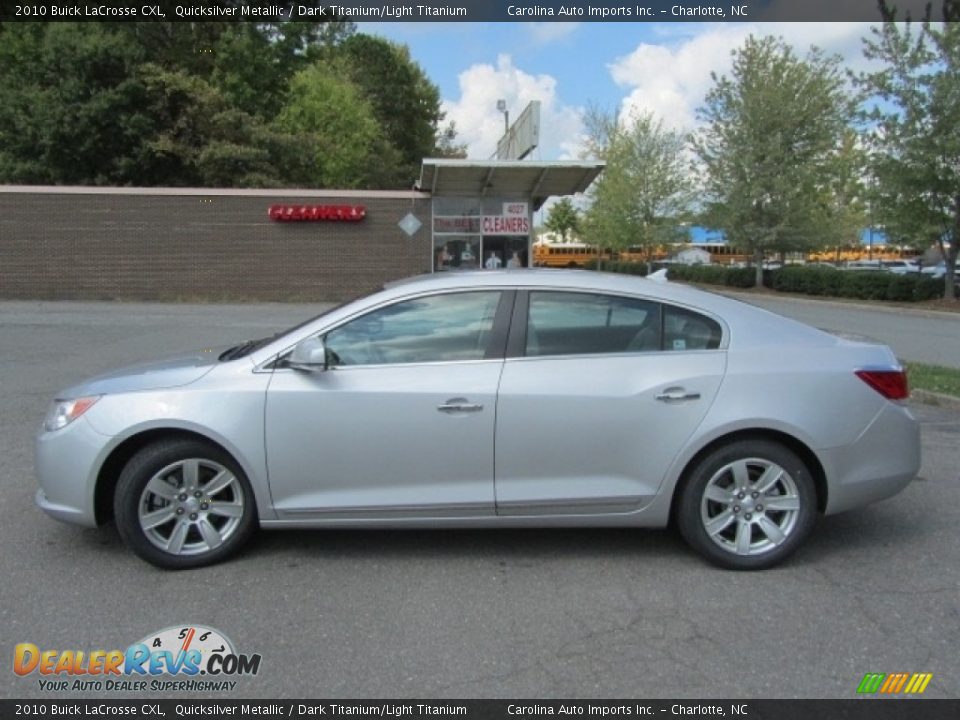 2010 Buick LaCrosse CXL Quicksilver Metallic / Dark Titanium/Light Titanium Photo #7