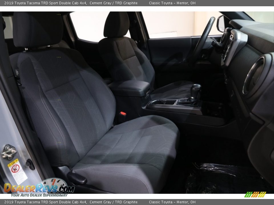 2019 Toyota Tacoma TRD Sport Double Cab 4x4 Cement Gray / TRD Graphite Photo #14