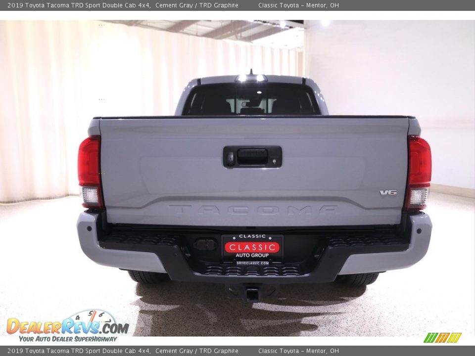 2019 Toyota Tacoma TRD Sport Double Cab 4x4 Cement Gray / TRD Graphite Photo #17