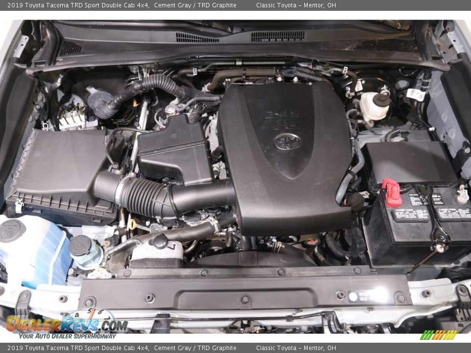 2019 Toyota Tacoma TRD Sport Double Cab 4x4 Cement Gray / TRD Graphite Photo #18