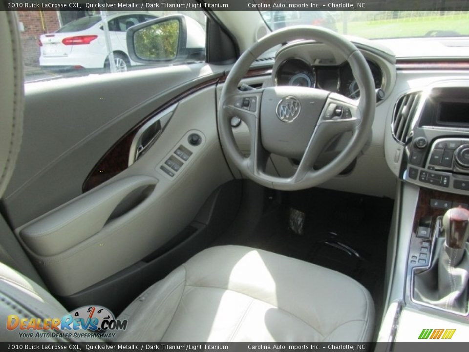 2010 Buick LaCrosse CXL Quicksilver Metallic / Dark Titanium/Light Titanium Photo #12