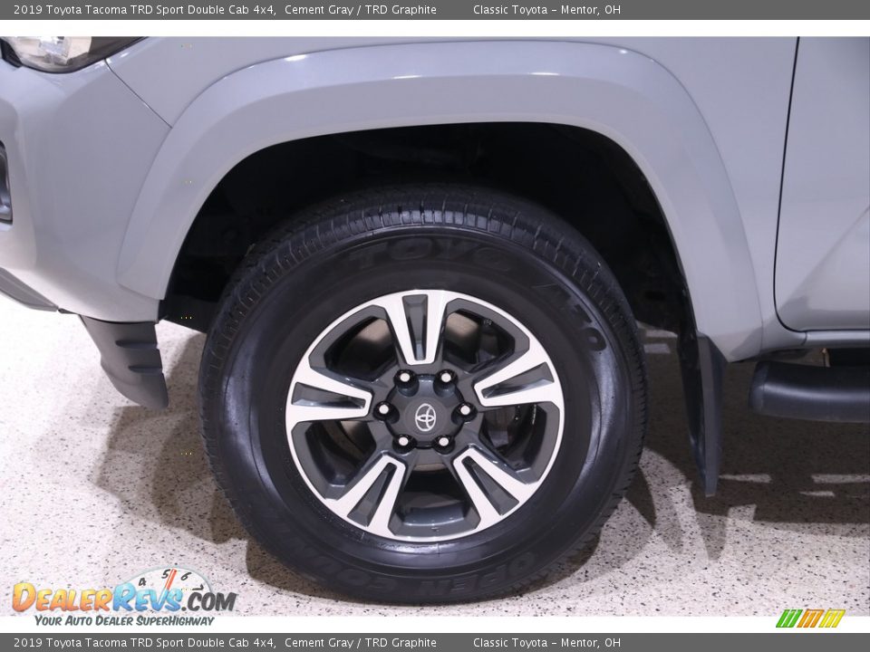 2019 Toyota Tacoma TRD Sport Double Cab 4x4 Cement Gray / TRD Graphite Photo #19